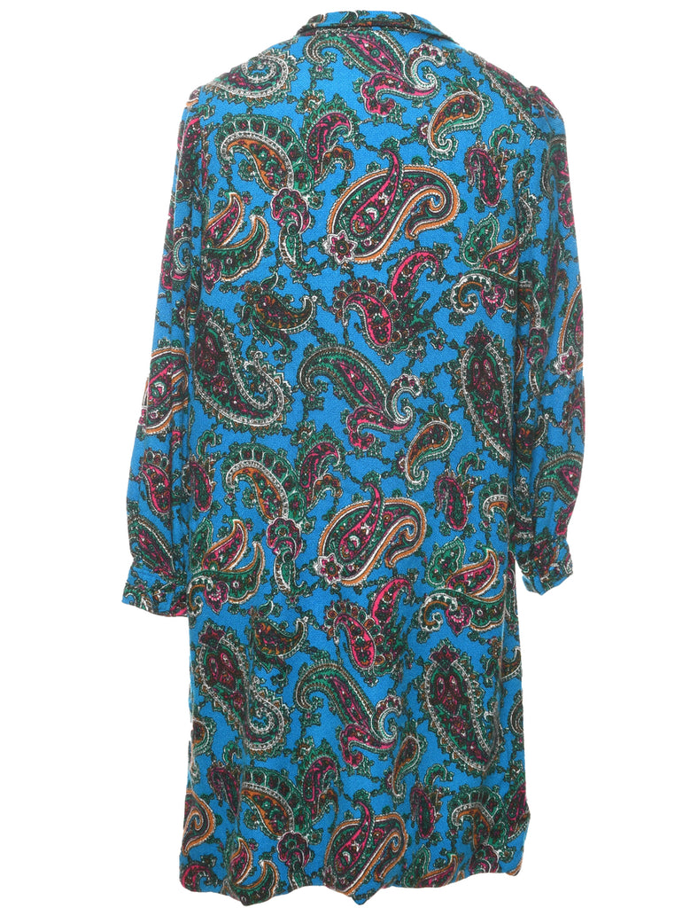 Paisley Print Dress - M