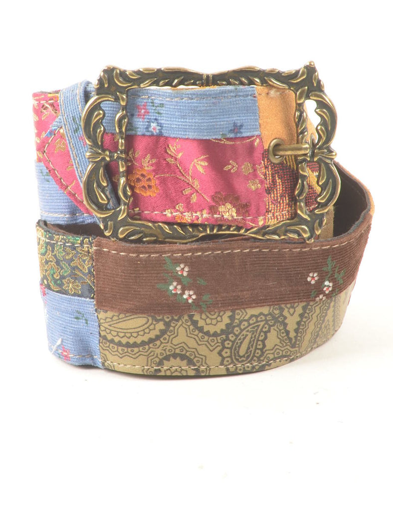 Patchwork Fashion Belt - L