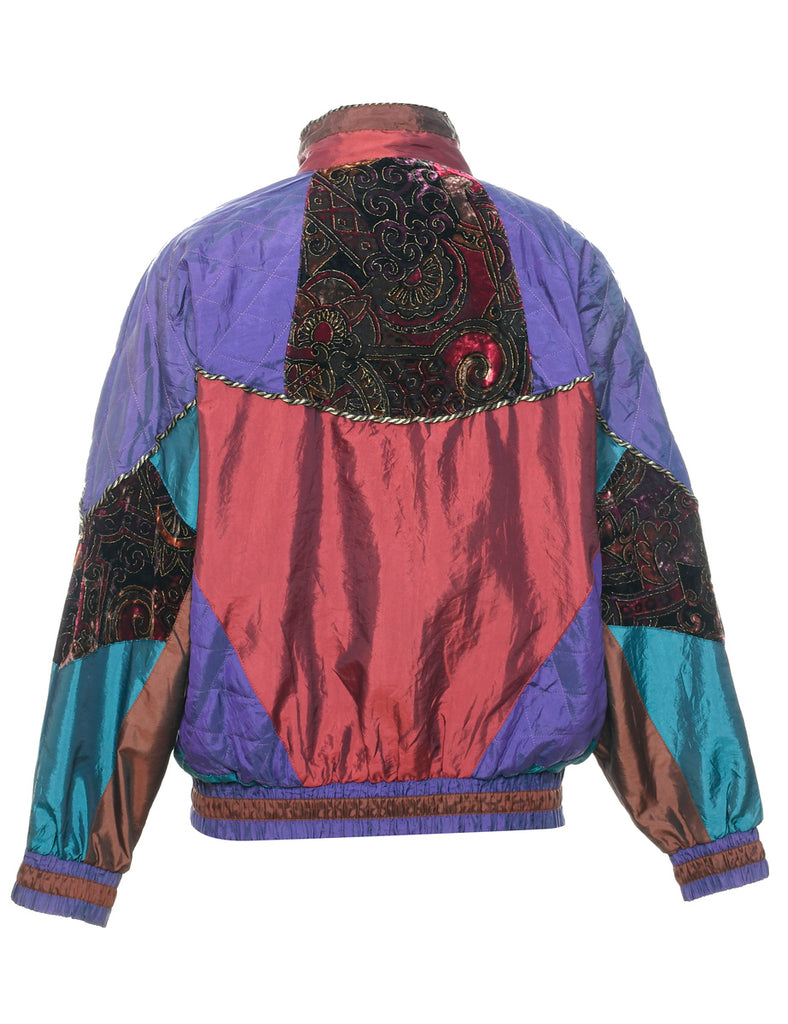 Patchwork Ski Jacket - L