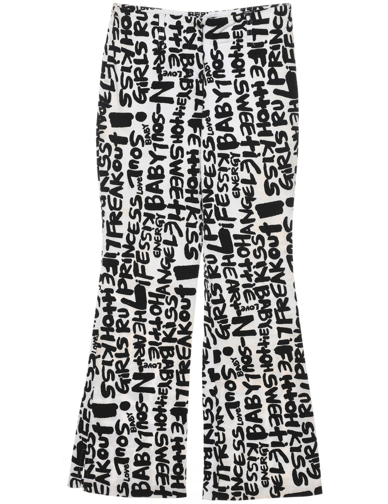 Patterned Trousers - W28 L30