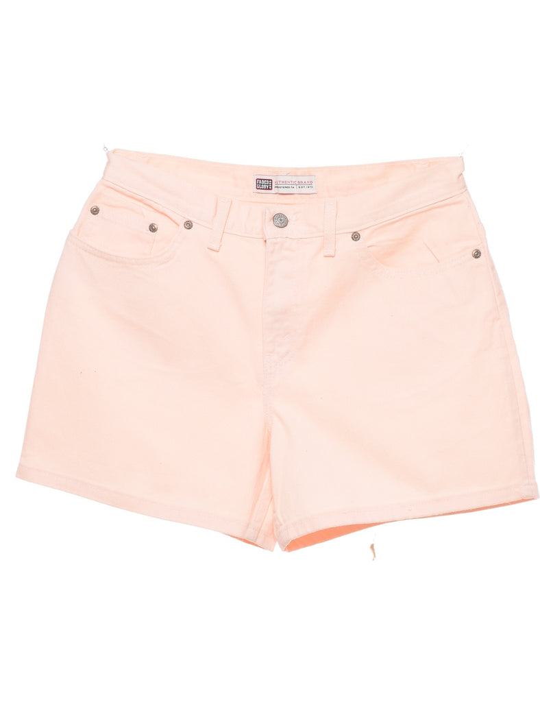 Peach Denim Shorts - W31 L4