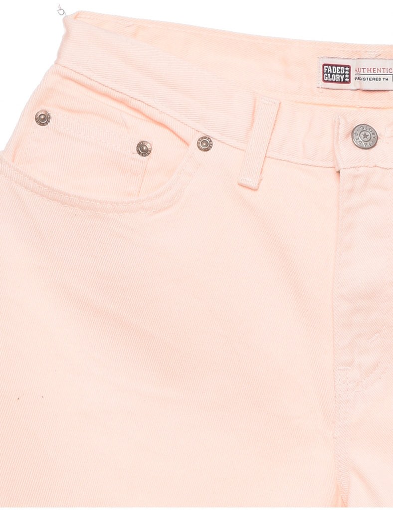 Peach Denim Shorts - W31 L4