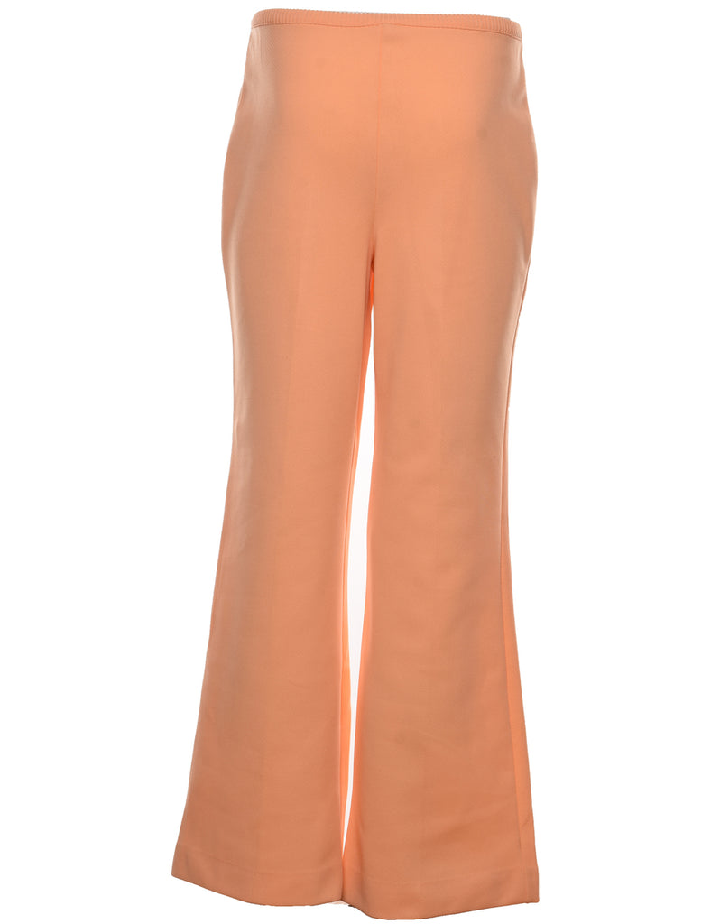 Peach Flared Trousers - W29 L31