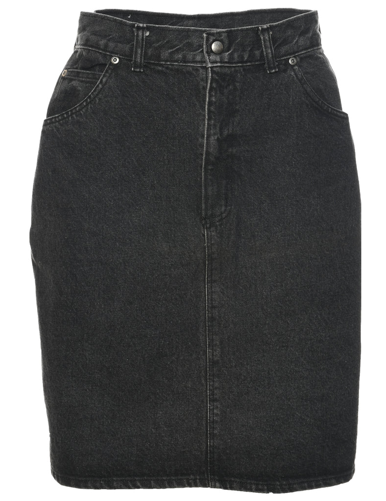 Pencil Shape Denim Skirt - M