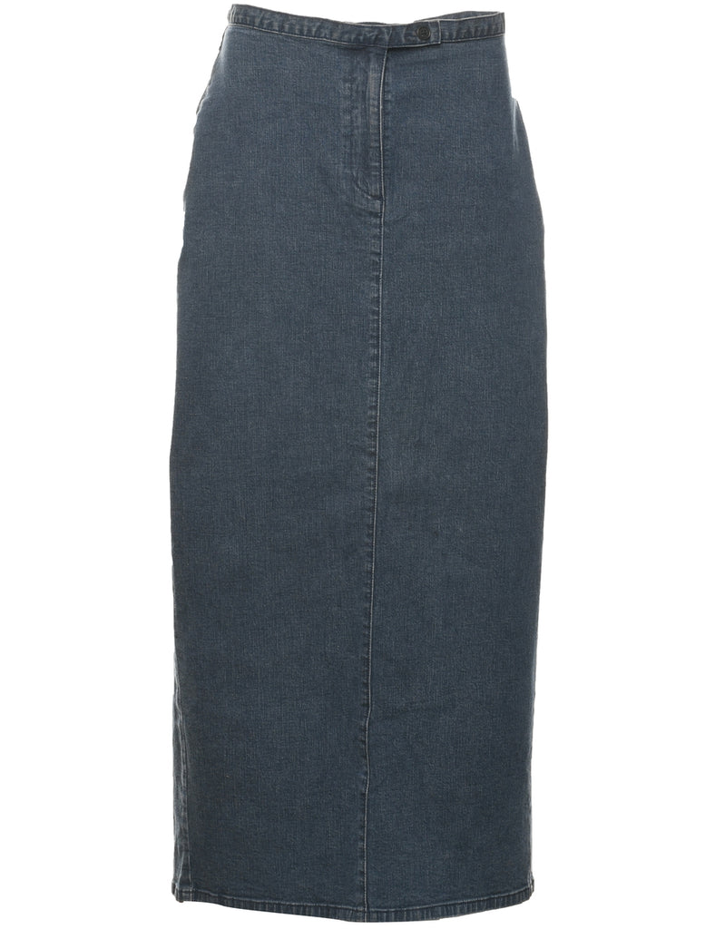 Pencil Shape Denim Skirt - L