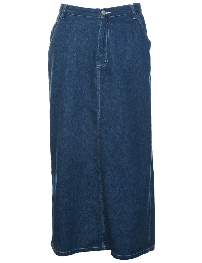 Pencil Shape Denim Skirt - M