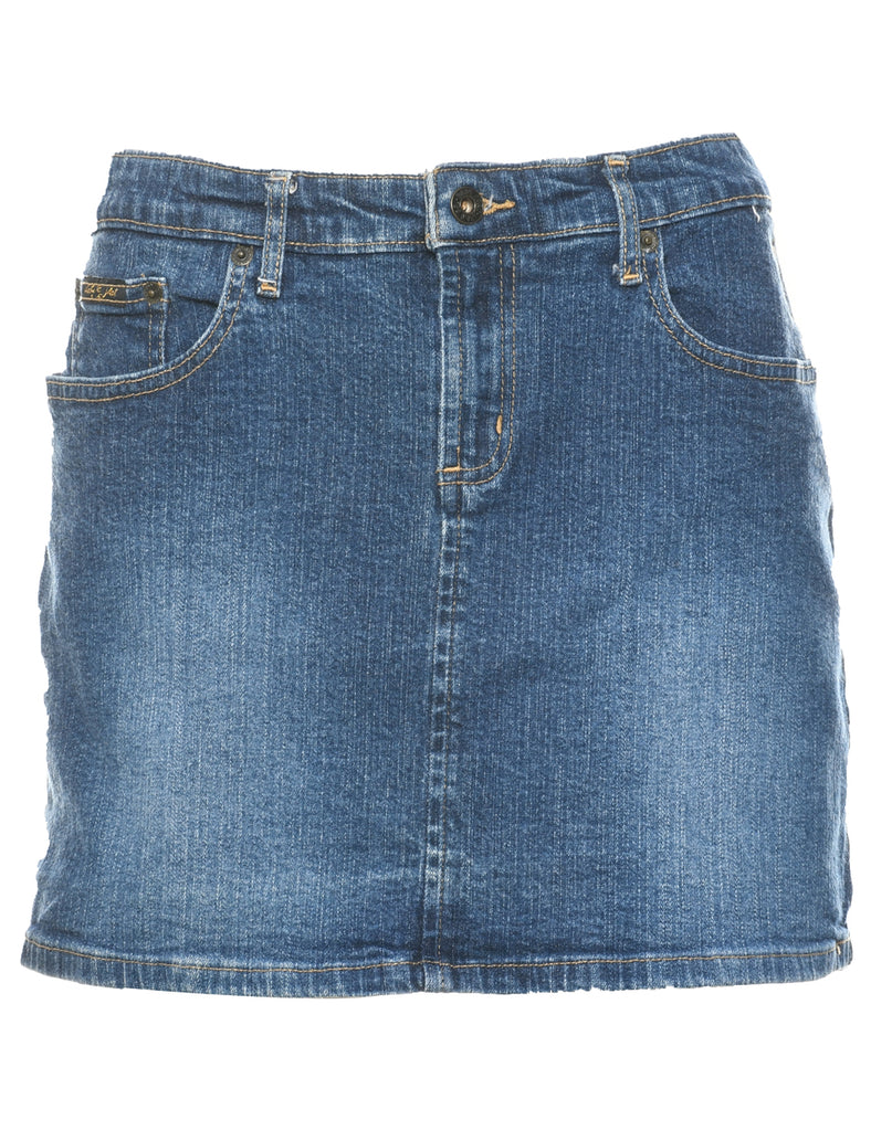 Pencil Shape Denim Skirt - M