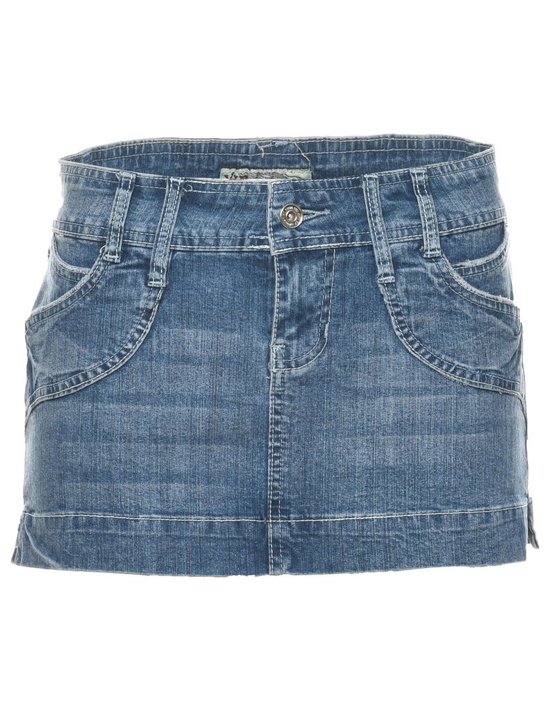 Pencil Shape Denim Skirt - S