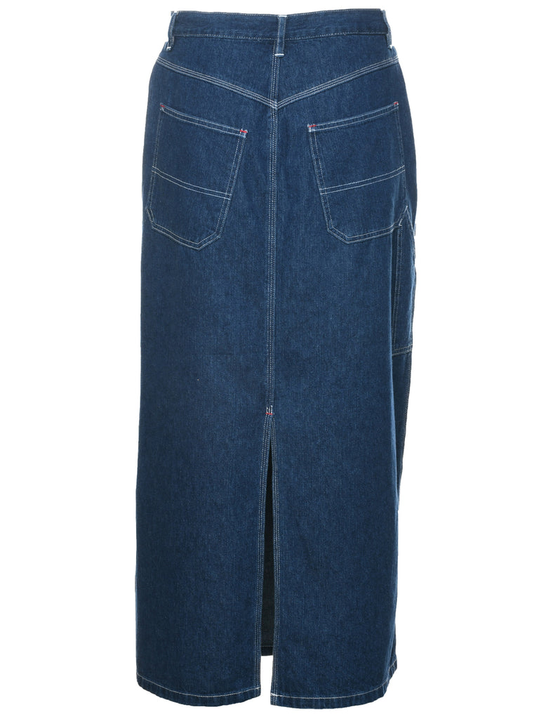 Pencil Shape Denim Skirt - M