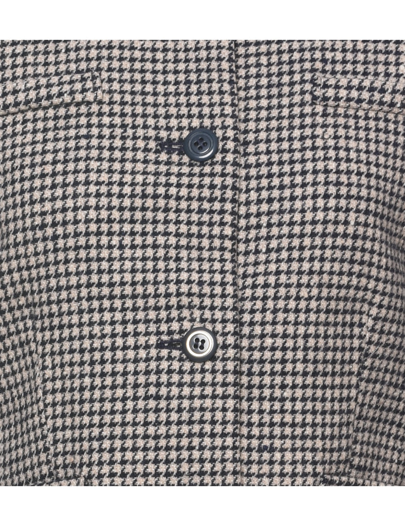 Pendleton Dogtooth Wool Jacket - M