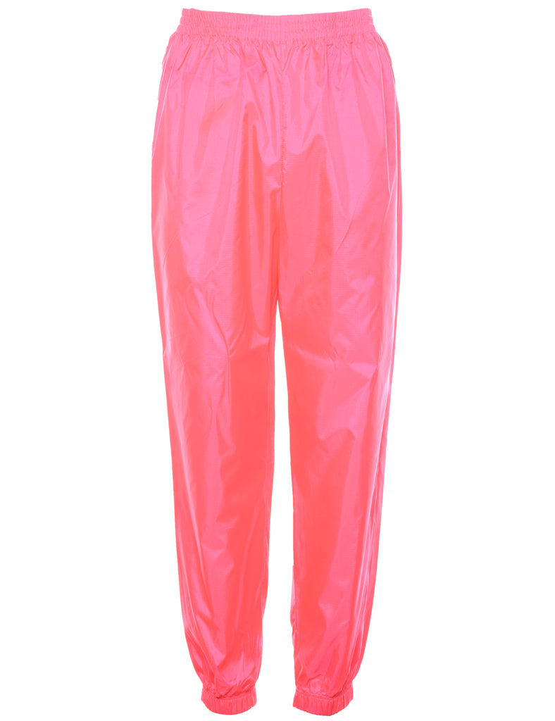 Pink 1980s Track Pants - W28 L28