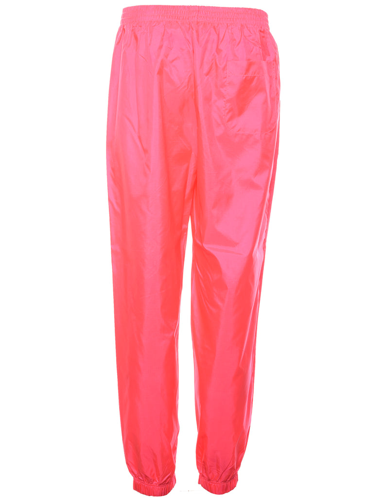 Pink 1980s Track Pants - W28 L28