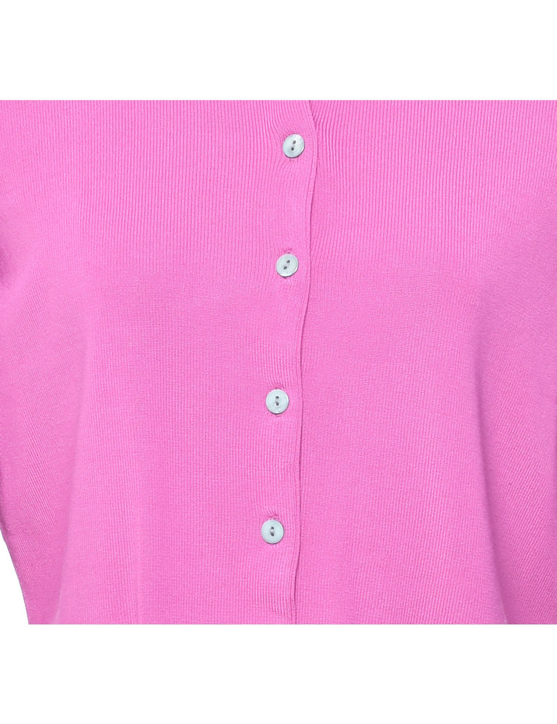 Pink Cardigan - L