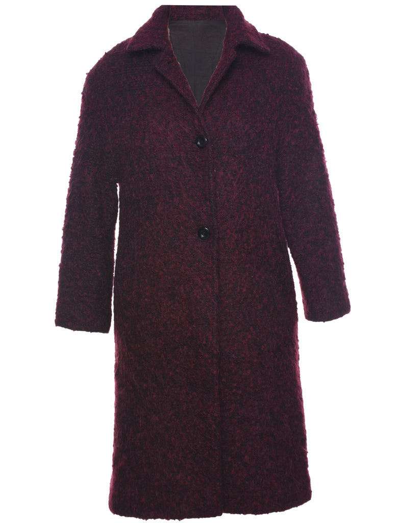 Plum Coat - M