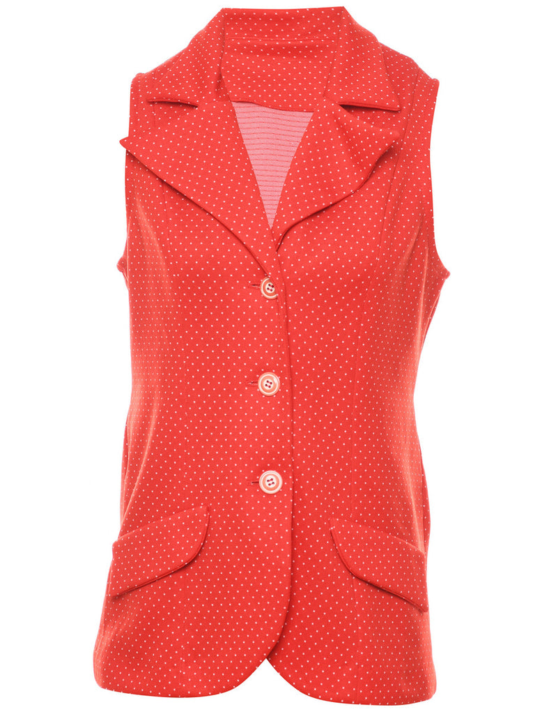 Polka Dot  Waistcoat - M