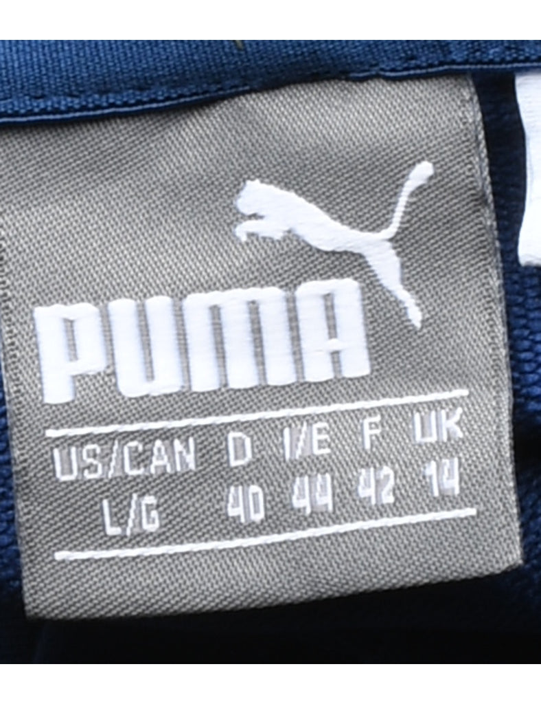 Puma Hooded Navy Sweatshirt - L