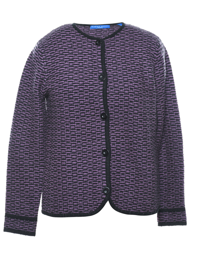 Purple Cardigan - M