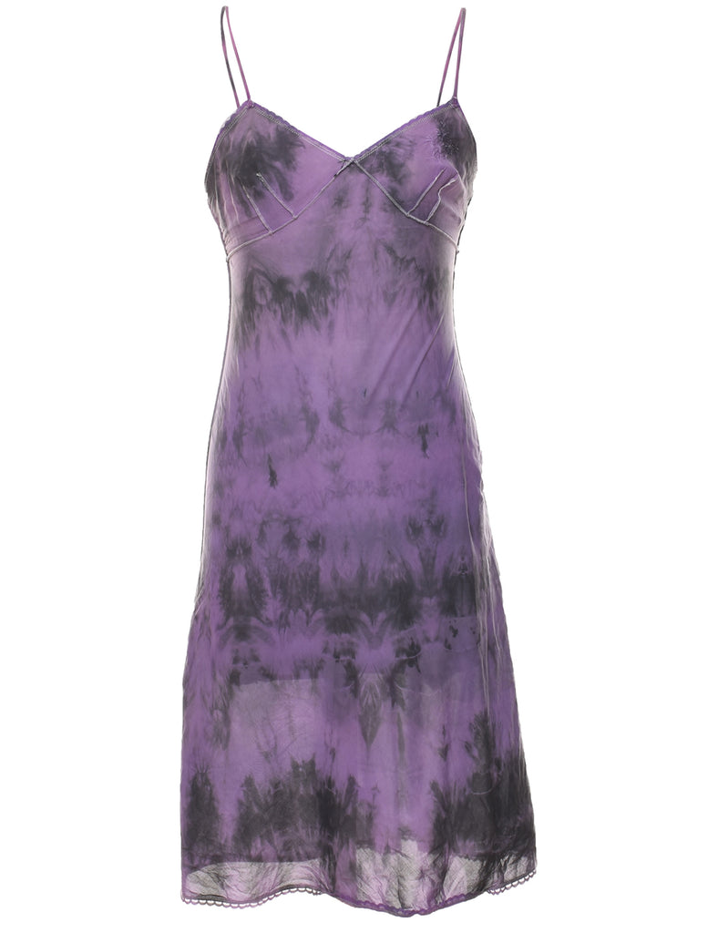 Purple Tie Dye Nightdress - M