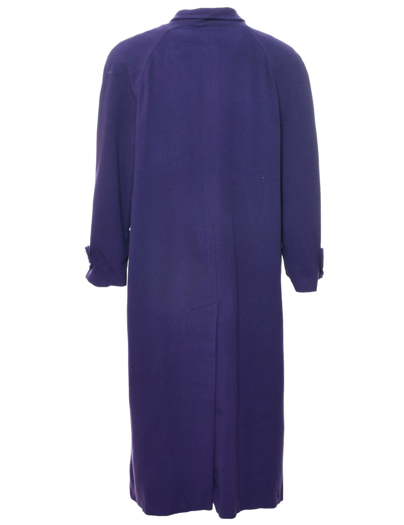 Purple Wool Coat - XL