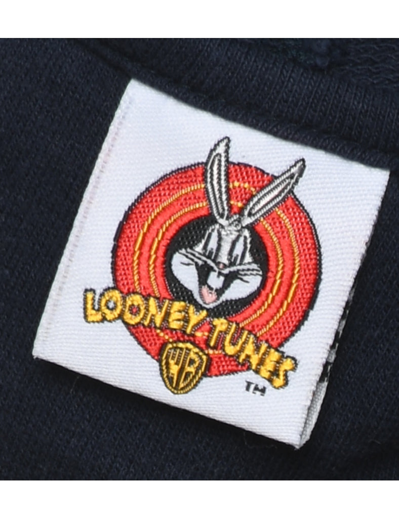 Quarter-Zip Looney Tunes Sweatshirt - L