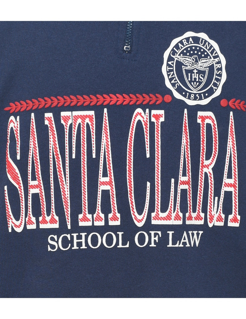 Quarter-Zip Santa Clara School Of Law Printed Sweatshirt - L