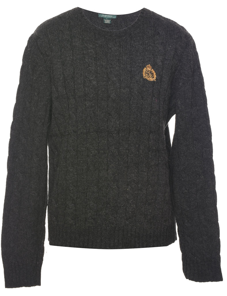 Ralph Lauren Cable Knit Jumper - L