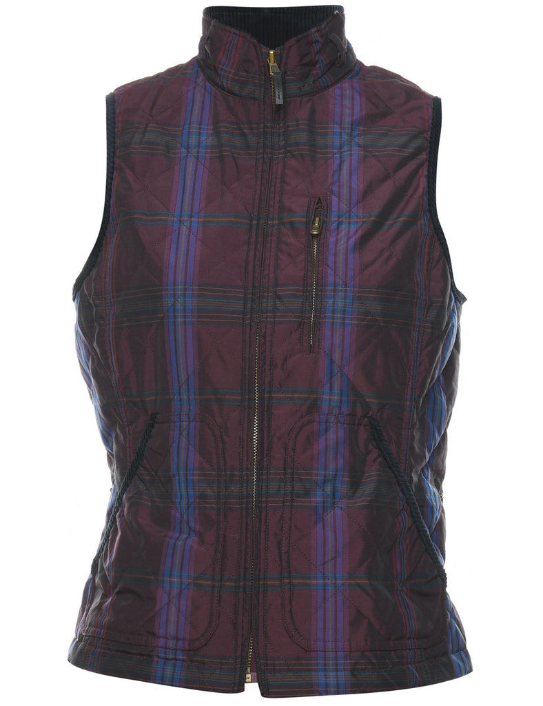 Ralph Lauren Checked Waistcoat - M