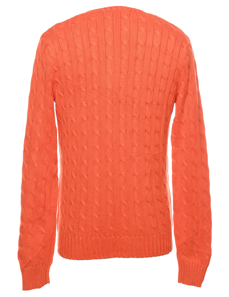 Ralph Lauren Orange Jumper - L