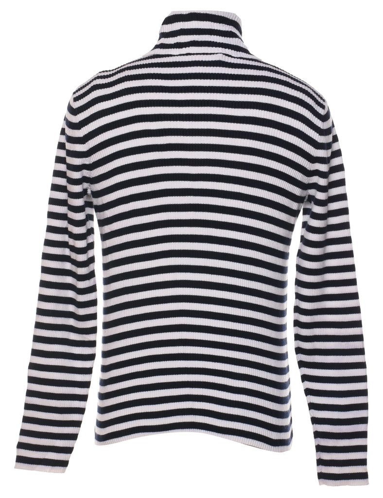 Ralph Lauren Striped Turtleneck Jumper - M