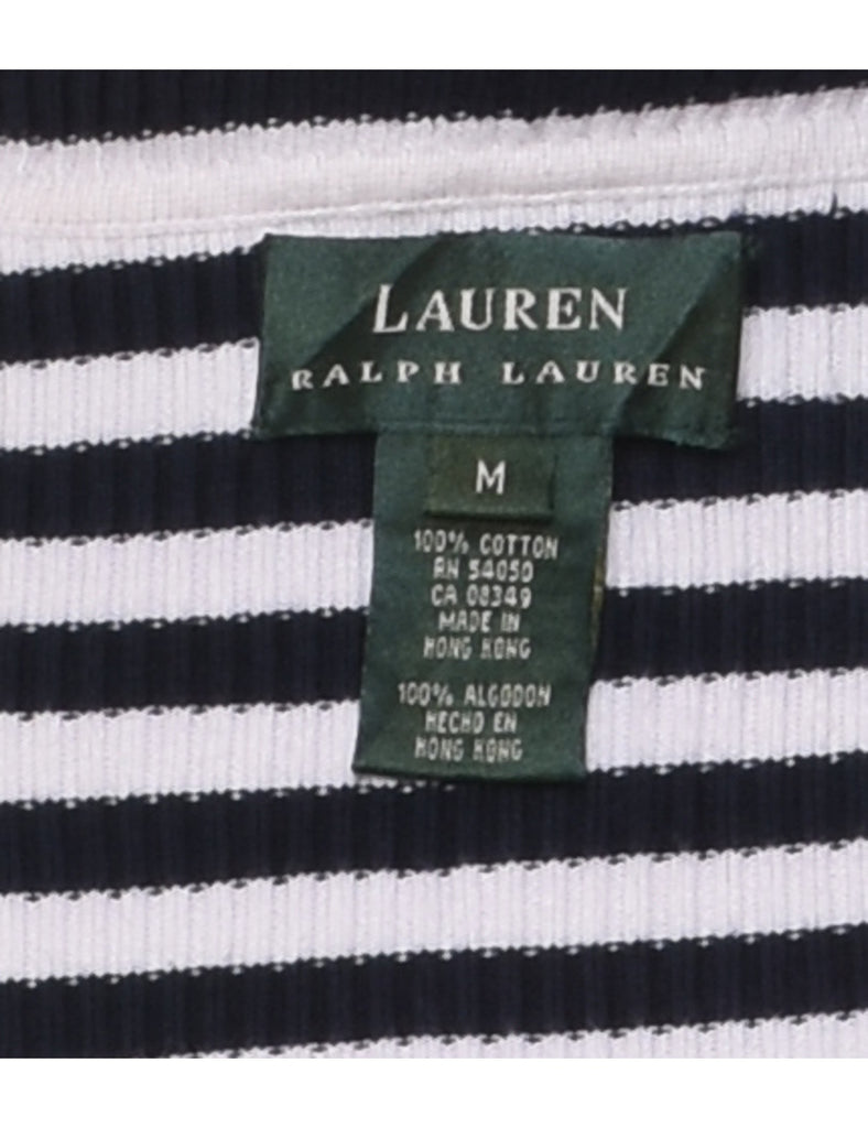 Ralph Lauren Striped Turtleneck Jumper - M