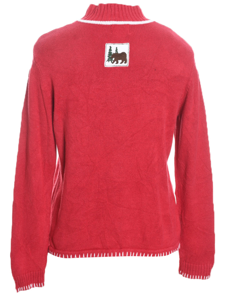 Red Christmas Jumper - M