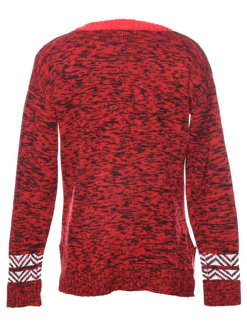 Red Christmas Jumper - S