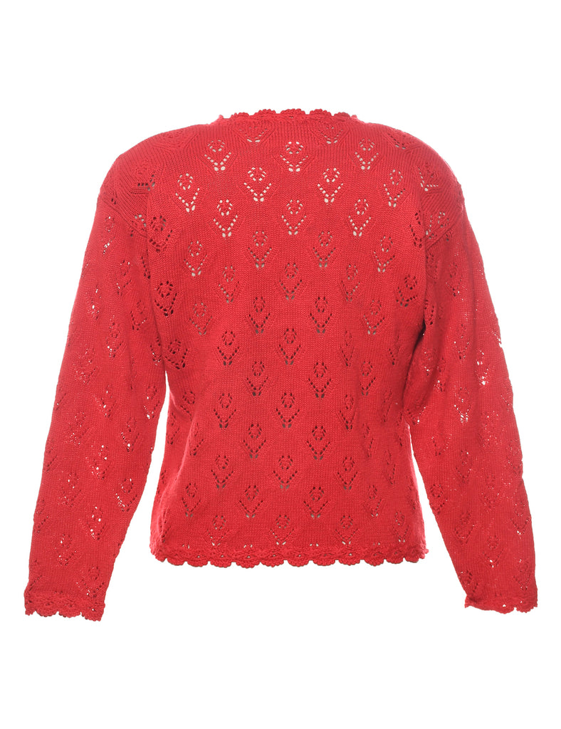 Red Christmas Jumper - S