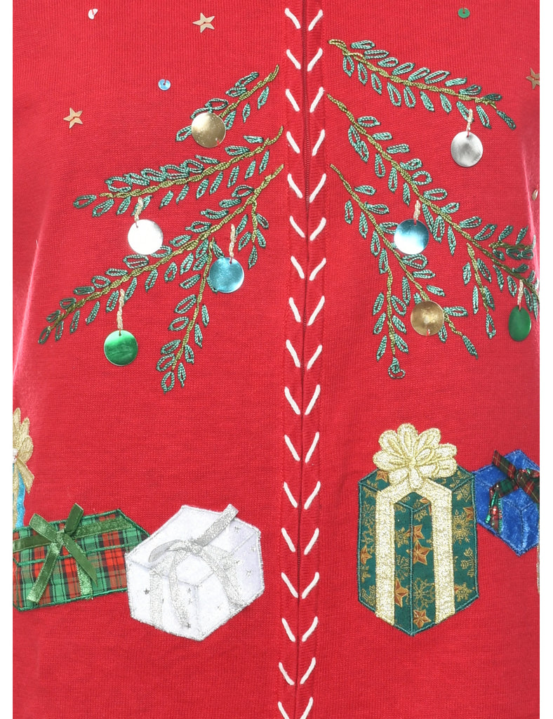 Red Christmas Vest - XL