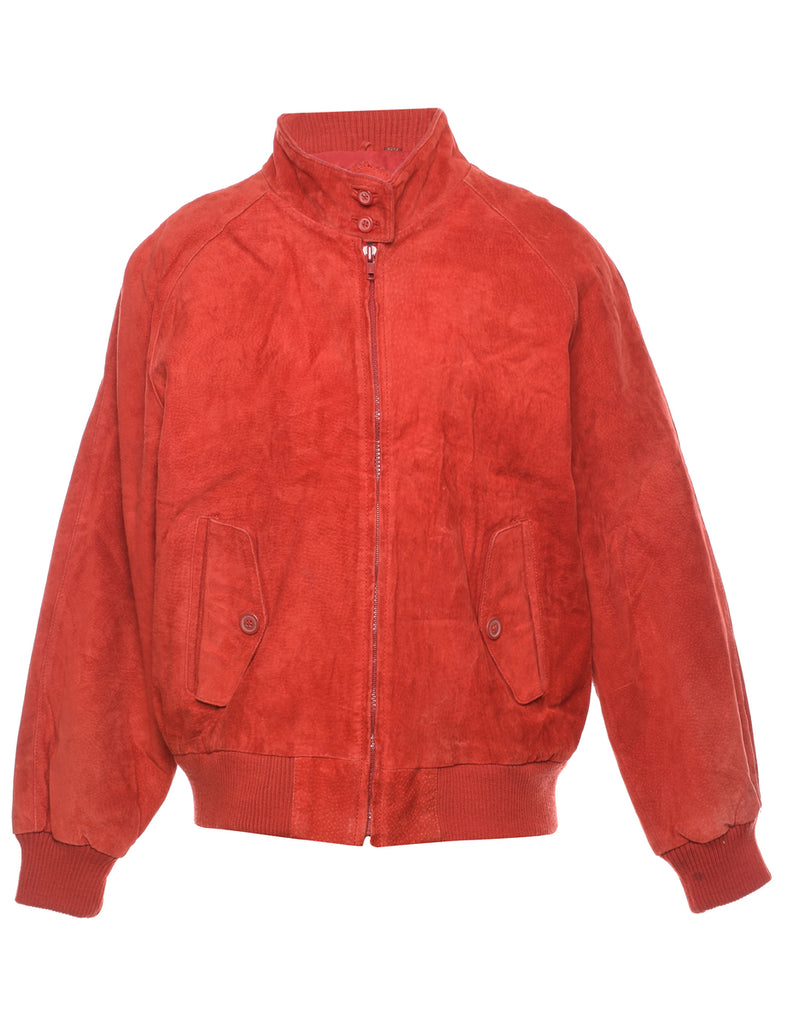 Red Suede Jacket - M