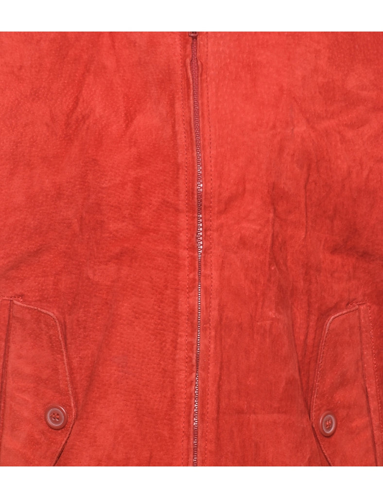 Red Suede Jacket - M