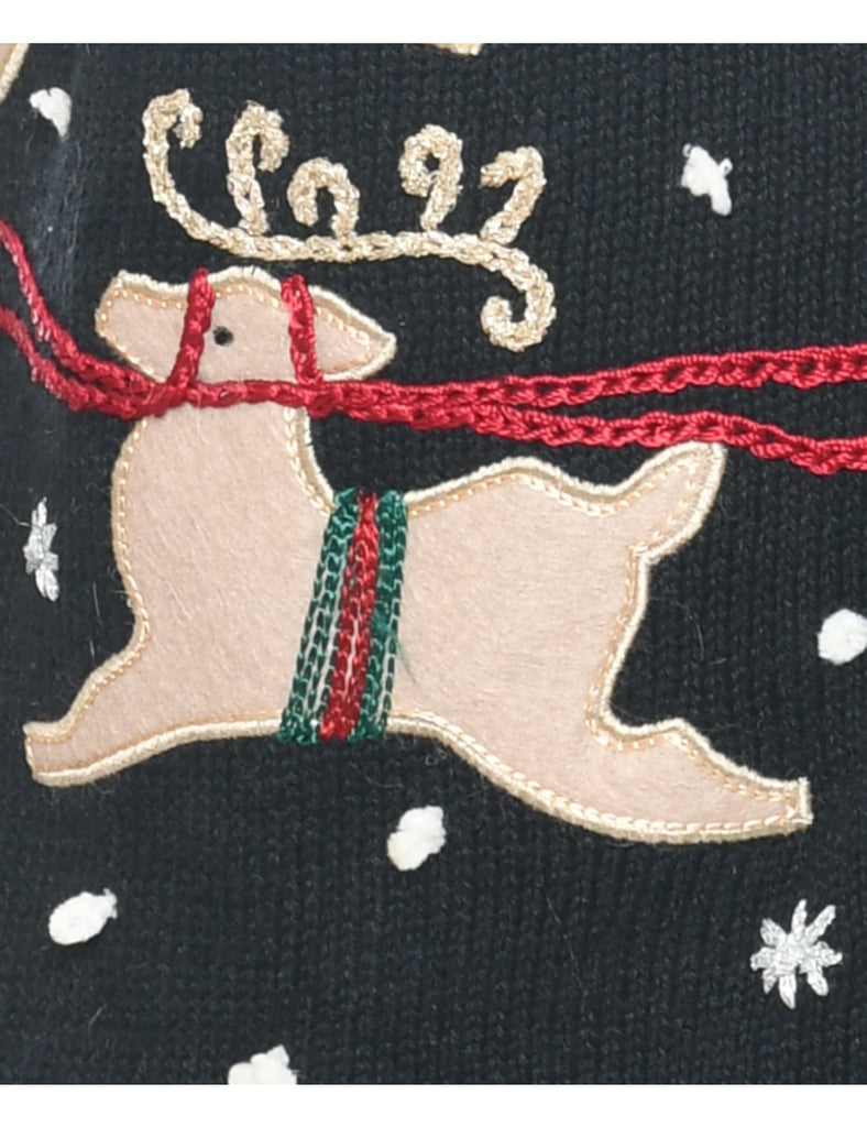 Reindeer Christmas Vest - M