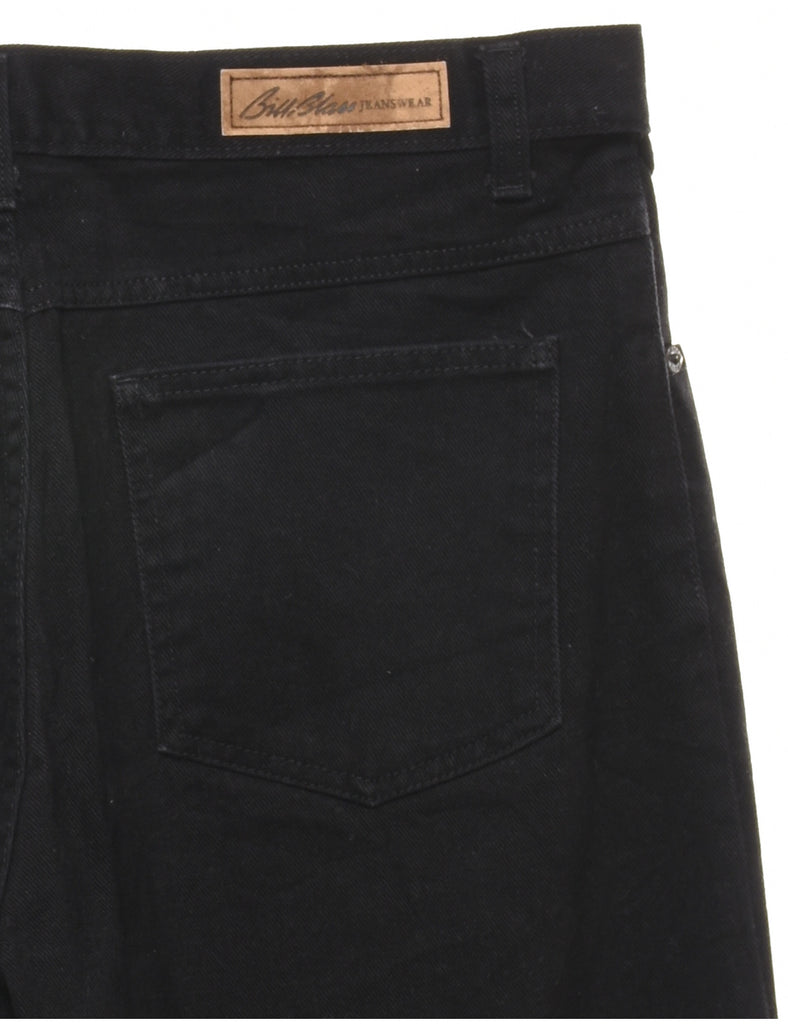 Relaxed Fit Black Tapered Jeans - W34 L29