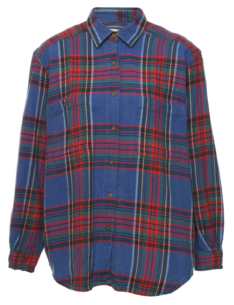 Roo Crossing Blue Checked Shirt - L