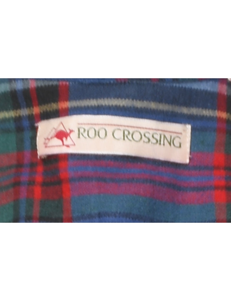 Roo Crossing Blue Checked Shirt - L