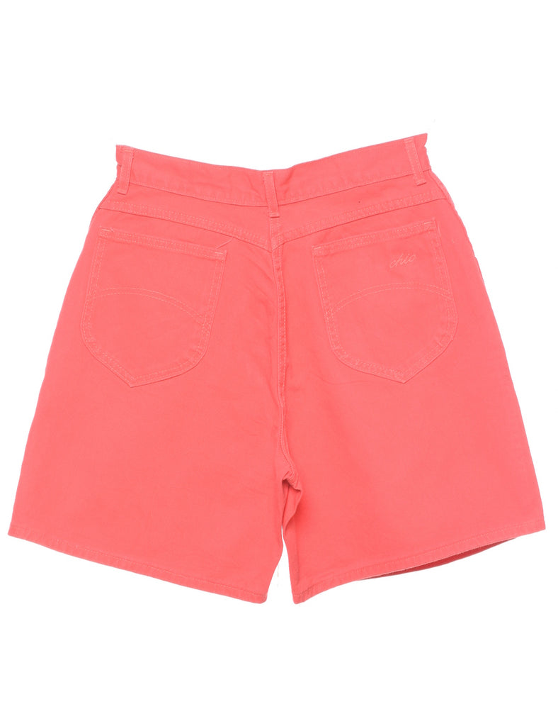 Salmon Pink Denim Shorts - W28 L6