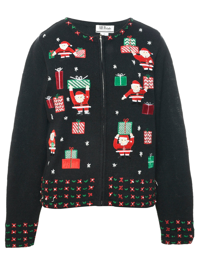 Santa Claus  Christmas Cardigan - M