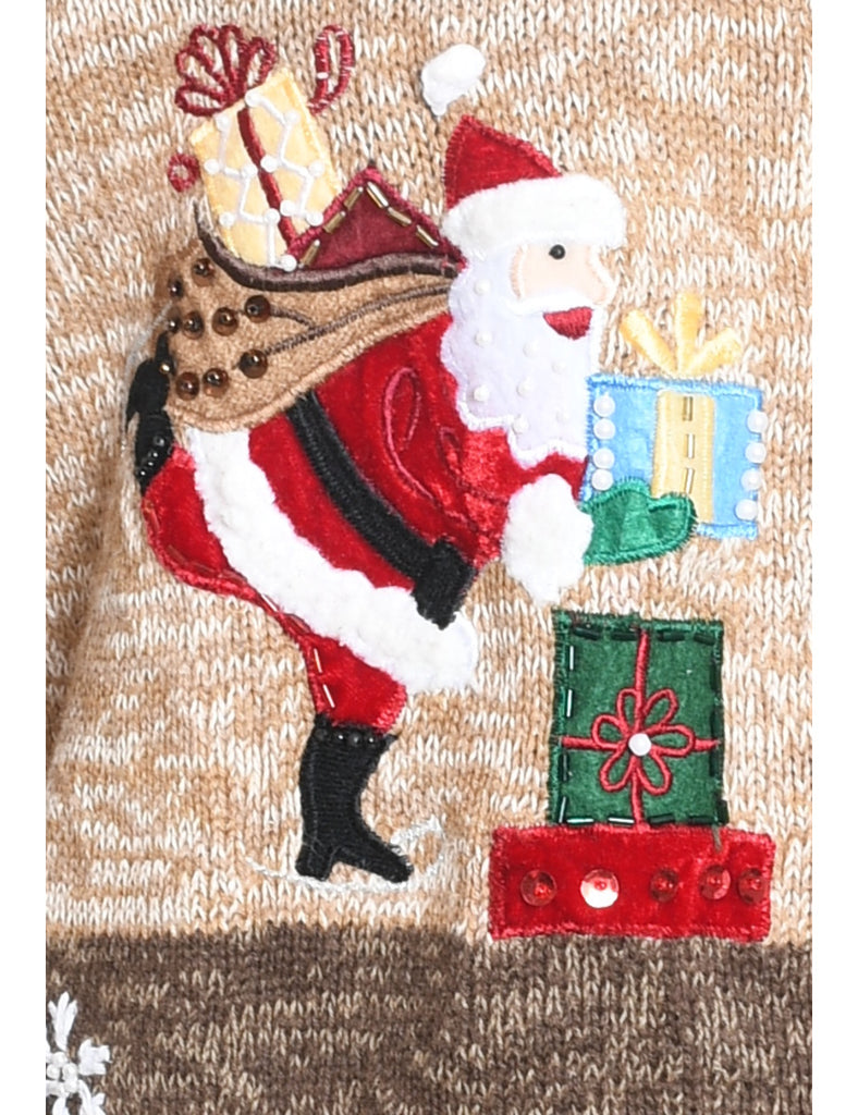 Santa Claus Christmas Cardigan - XL