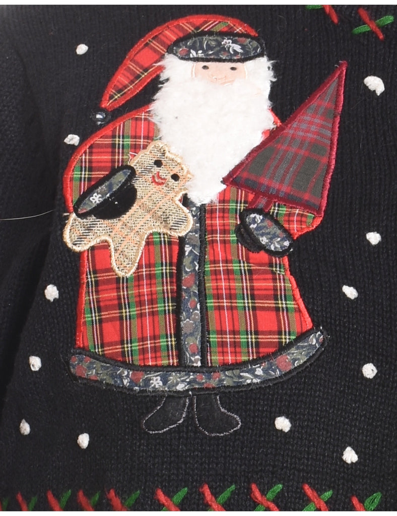 Santa Claus Christmas Cardigan - M