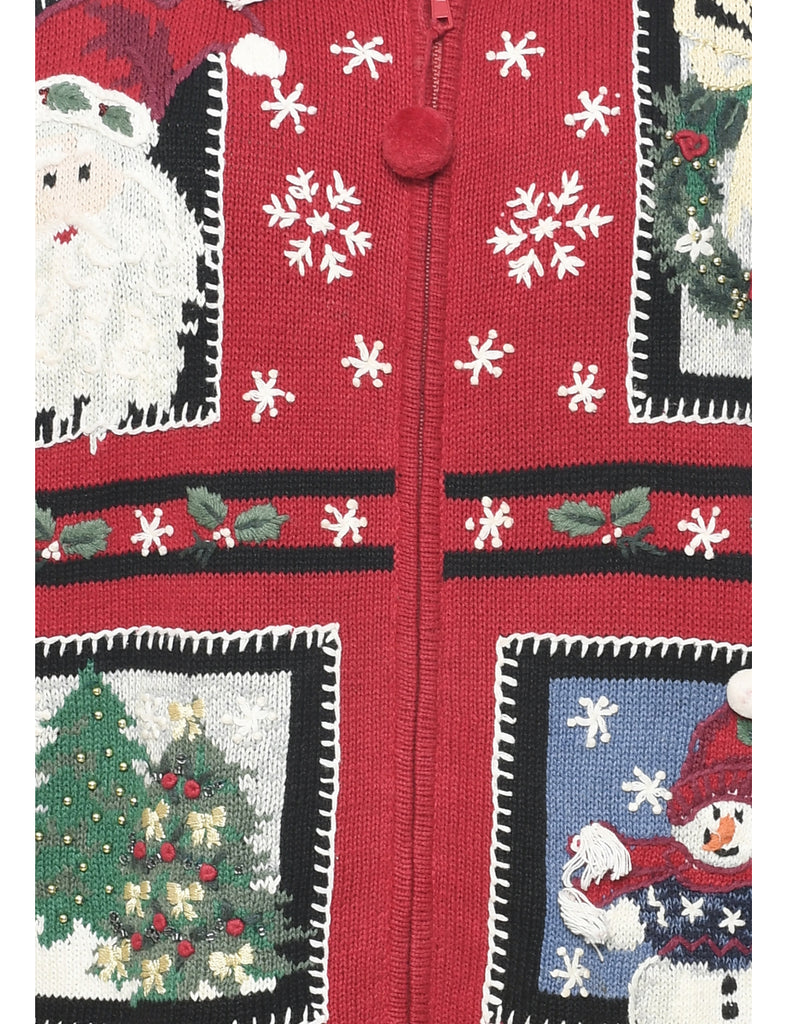 Santa Claus  Christmas Cardigan - M