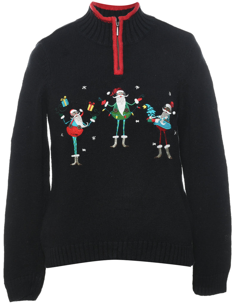 Santa Claus Christmas Jumper - S