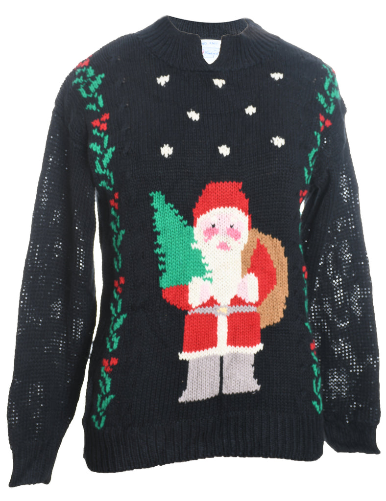 Santa Claus Christmas Jumper - S