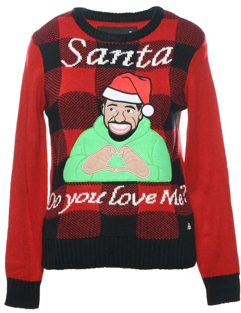 Santa Claus Christmas Jumper - S