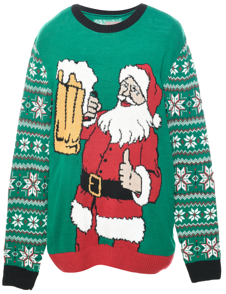 Santa Claus  Christmas Jumper - XL