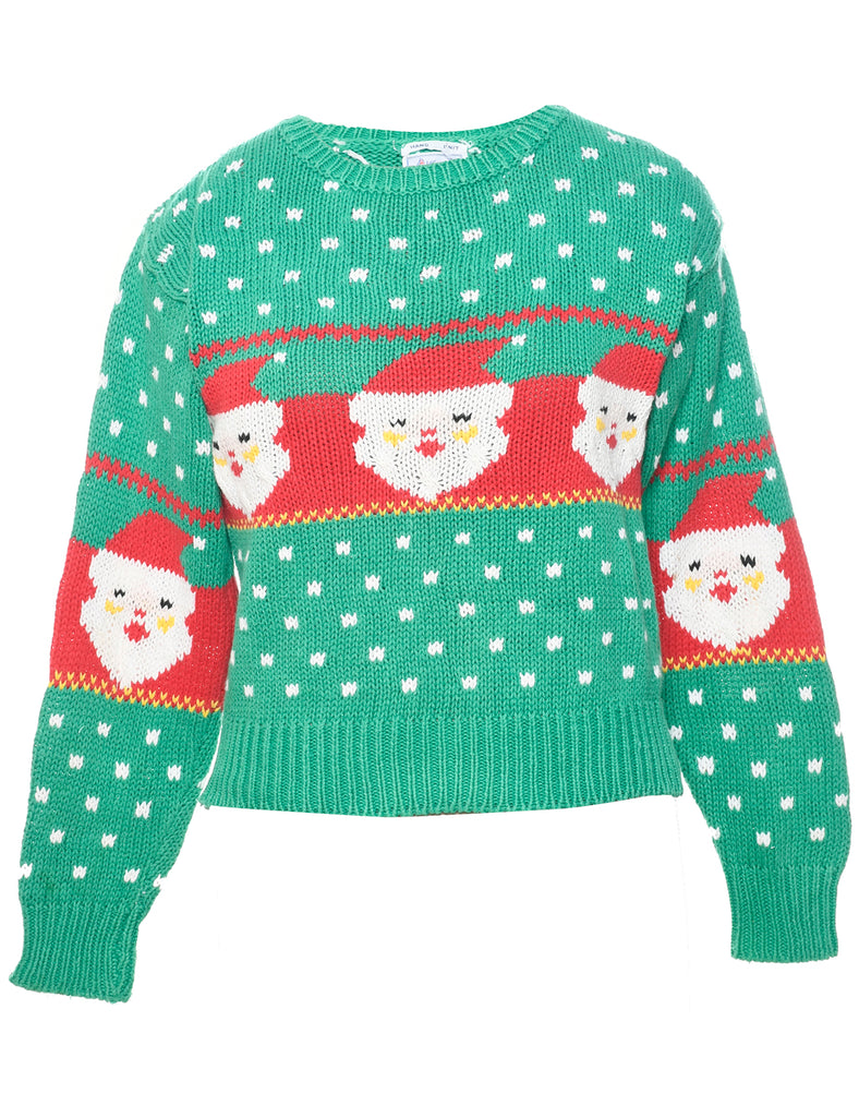 Santa Claus Christmas Jumper - S